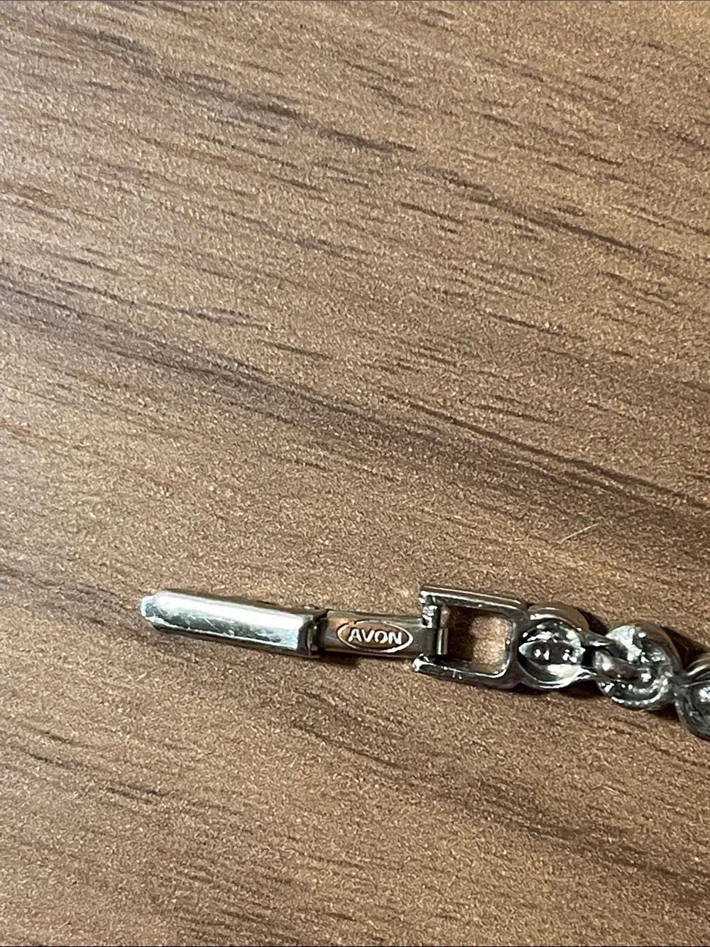 Avon Silver Crystal Tennis Bracelet